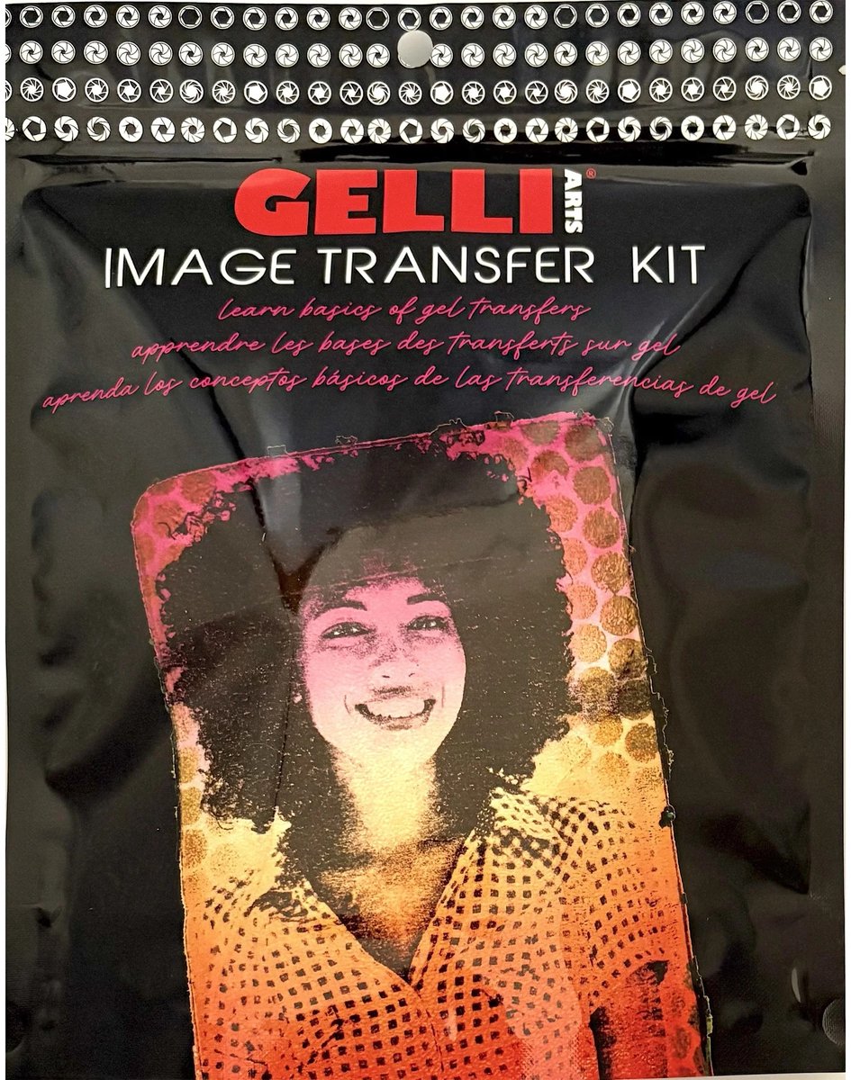 Gelli Arts creatieve foto transfer set - gel printing starterkit 24x19,5x6 cm.