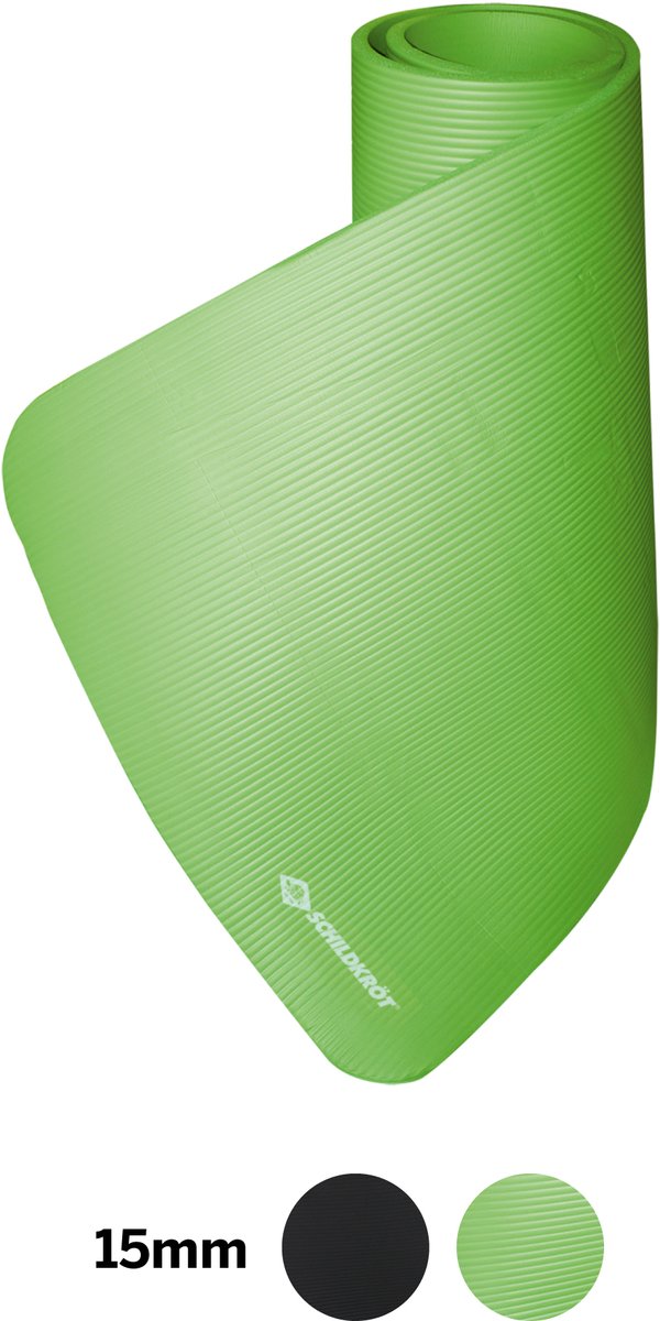 Schildkröt Fitness 960261 yogamat Rubber Groen van Schildkröt — afbeelding 2
