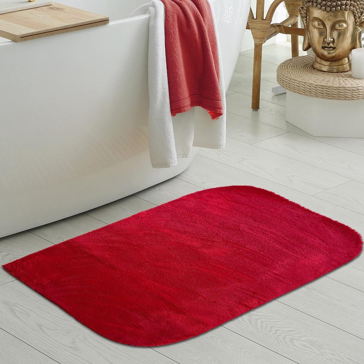 Badkamertapijt - Badmat wc douche - Voeten warm houden - Antislip vloerverwarming - 80x120