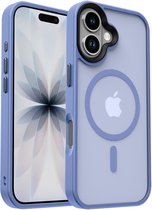 Coque pour iPhone 17 - Compatible MagSafe / Qi2 - Coque de protection mate - Coque arrière aimantée - Blauw