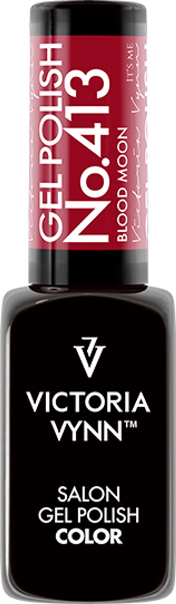 Victoria Vynn – Salon Gelpolish 413 Blood Moon - Luna Glass - glas effect - rood gel polish - gellak - nagels - nagelverzorging - nagelstyliste - uv / led - nagelstylist - callance