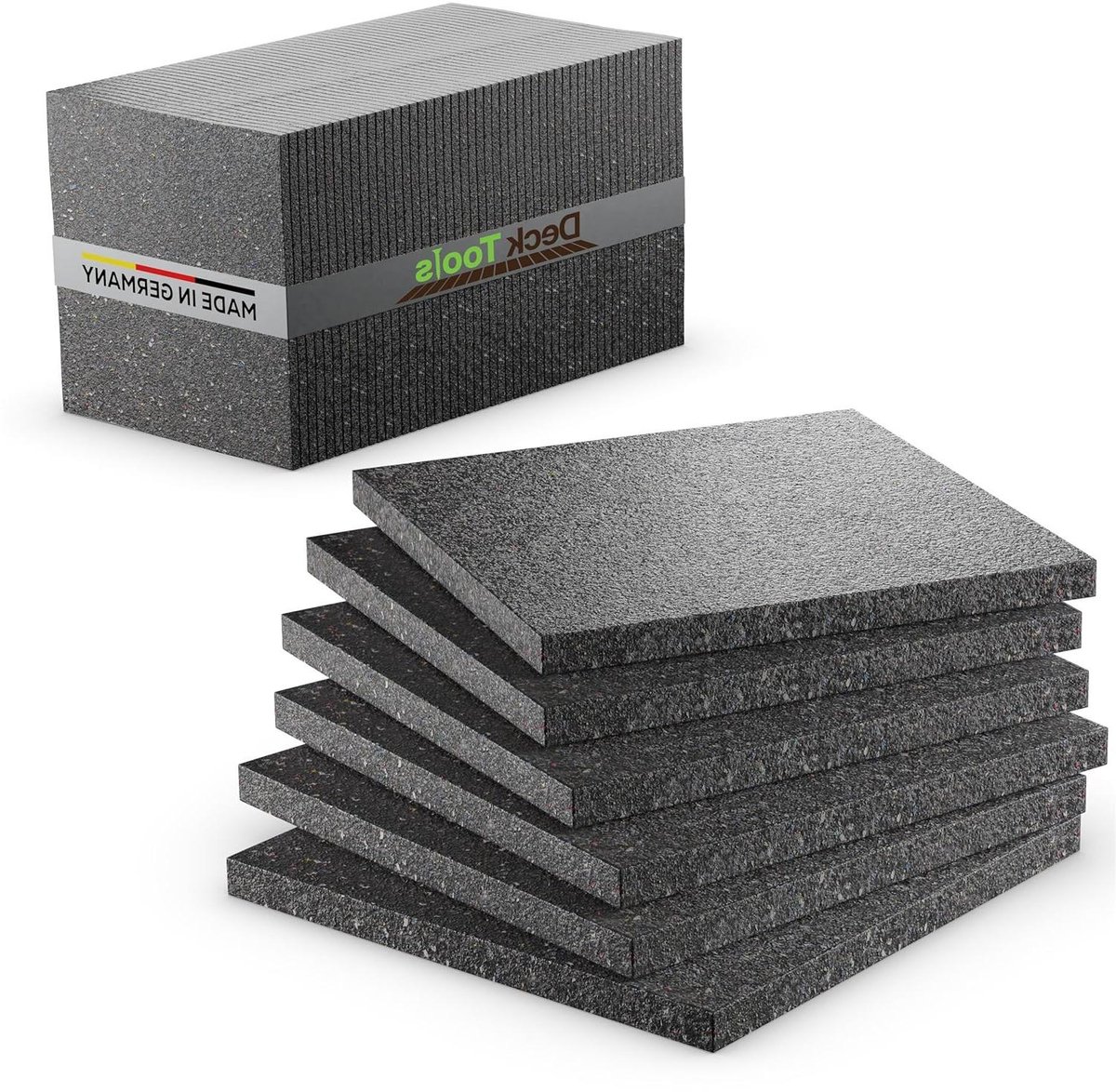Terrasdragers - Onderleggers - Terrasbouw - Rubbergranulaat - 90x60x3mm