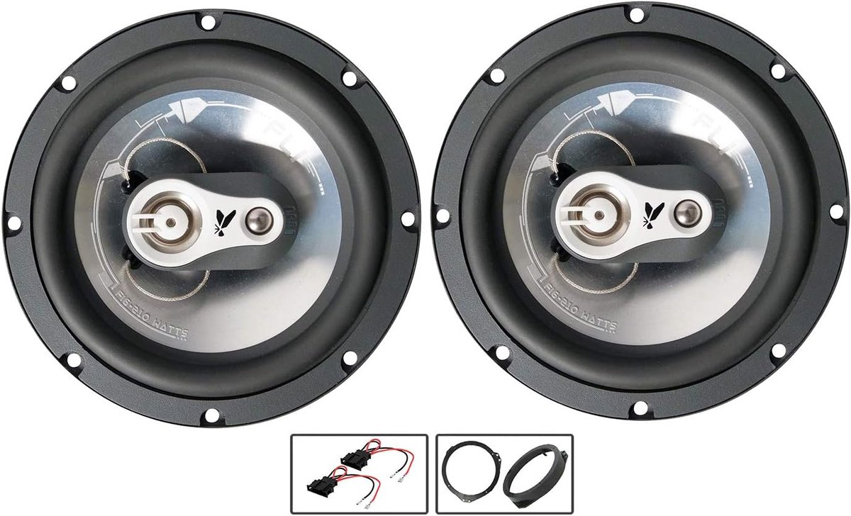 Auto Luidsprekers - Autospeakers Deur - Voertuig Audio - Lichtgewicht Polypropyleen Kegel - 6.5 Inch 17 cm