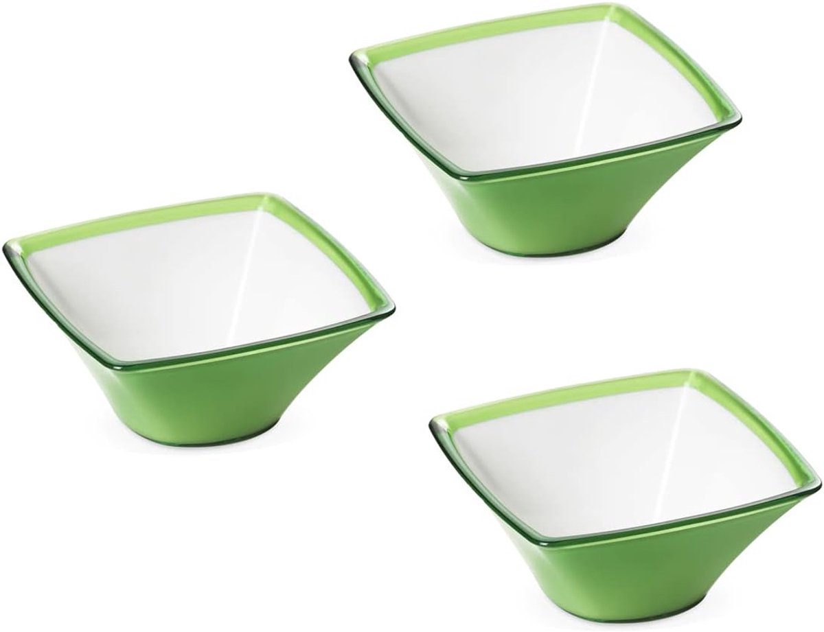 Set Kleine Borden - Acryl Schalen - Snacks Serveren - Onbreekbaar Materiaal - 0.5 Liter