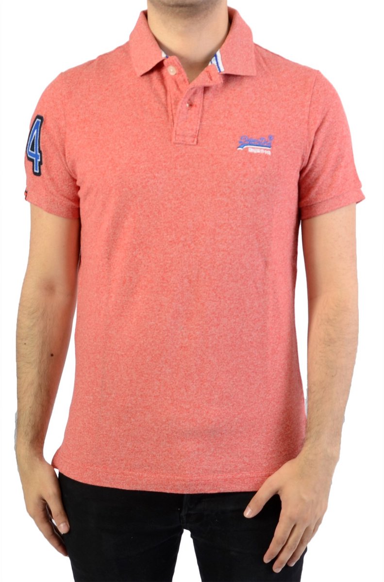 Classic Pique SS-polo Rood
