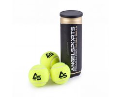 Angel Sports Padelballen – Naaldvilt 45% Wol – IPF Goedgekeurd – Set van 3 – Hoge Kwaliteit & Duurzaam –Engelhart