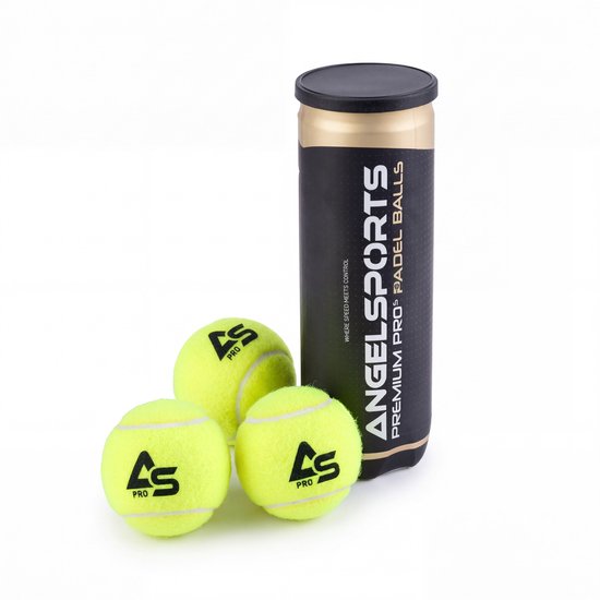 Angel Sports Padelballen – Naaldvilt 45% Wol – IPF Goedgekeurd – Set van 3 – Hoge Kwaliteit & Duurzaam –Engelhart