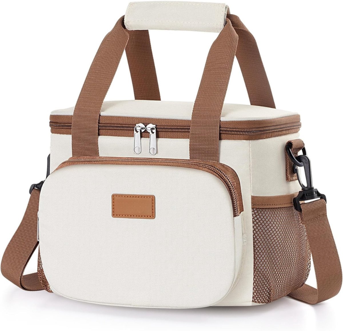 Picknicktas - Picknickmand - Lunchtas - Lunch Bag - Koeltas - Koelrugtas - Koelrugzak - Cooler Bag - Thermotas - 9L - Crème - van Imperatoris