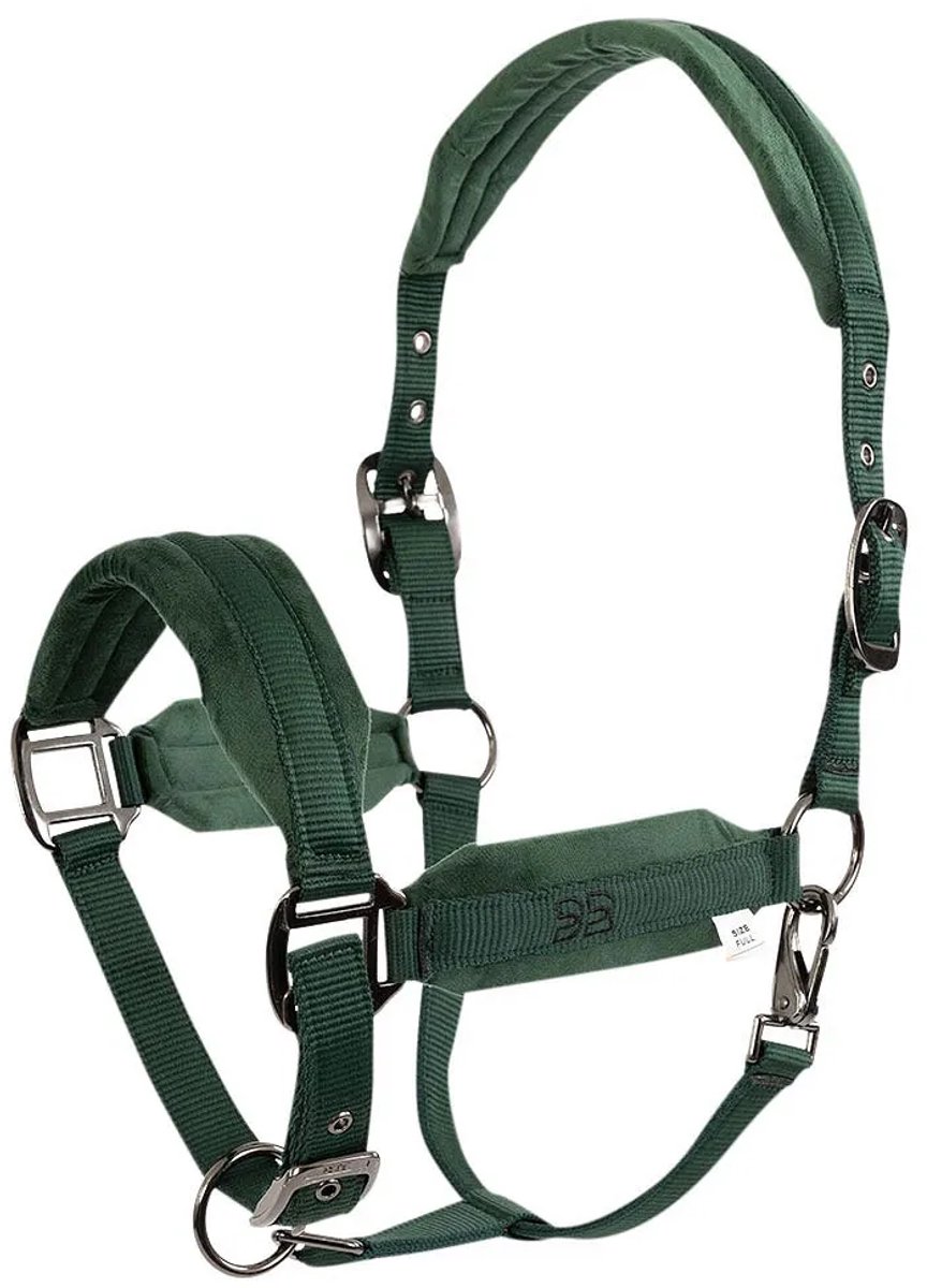 Br Velvet Halster Groen Cob