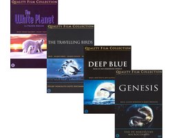 Quality Film Collection 4 dvd set White Planet, Travelling birds,Deep Blue, Genesis