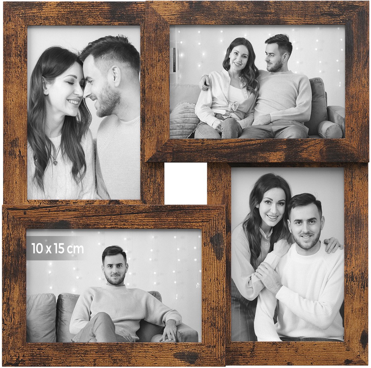 SONGMICS - Lijst - Fotolijst - Met Glazen Paneel - Wandmontage