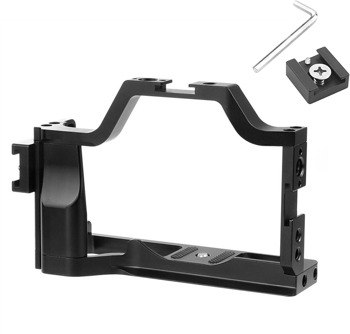 Geschikt voor Aluminum Alloy Camera Cage Protective Frame Cage Geschikt voor Canon EOS M50 M5 SLR