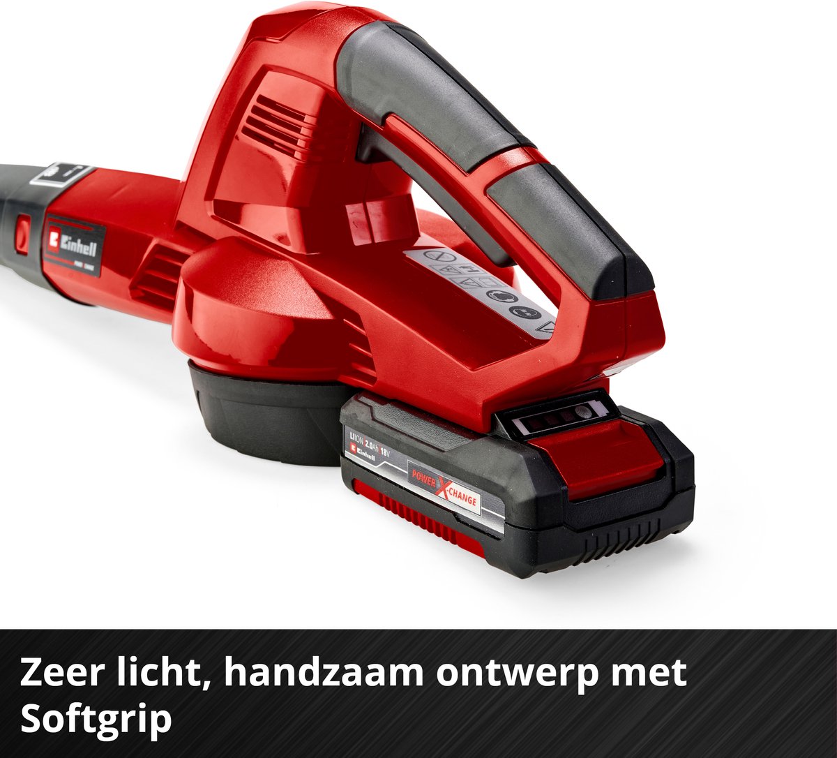 Einhell Accu Bladblazer GE-CL 18 E Li Kit - Power X-Change - 18 V/Li-ion - Blaassnelheid: 210 km/h - Incl. 2.0 Ah Accu en lader – foto 3