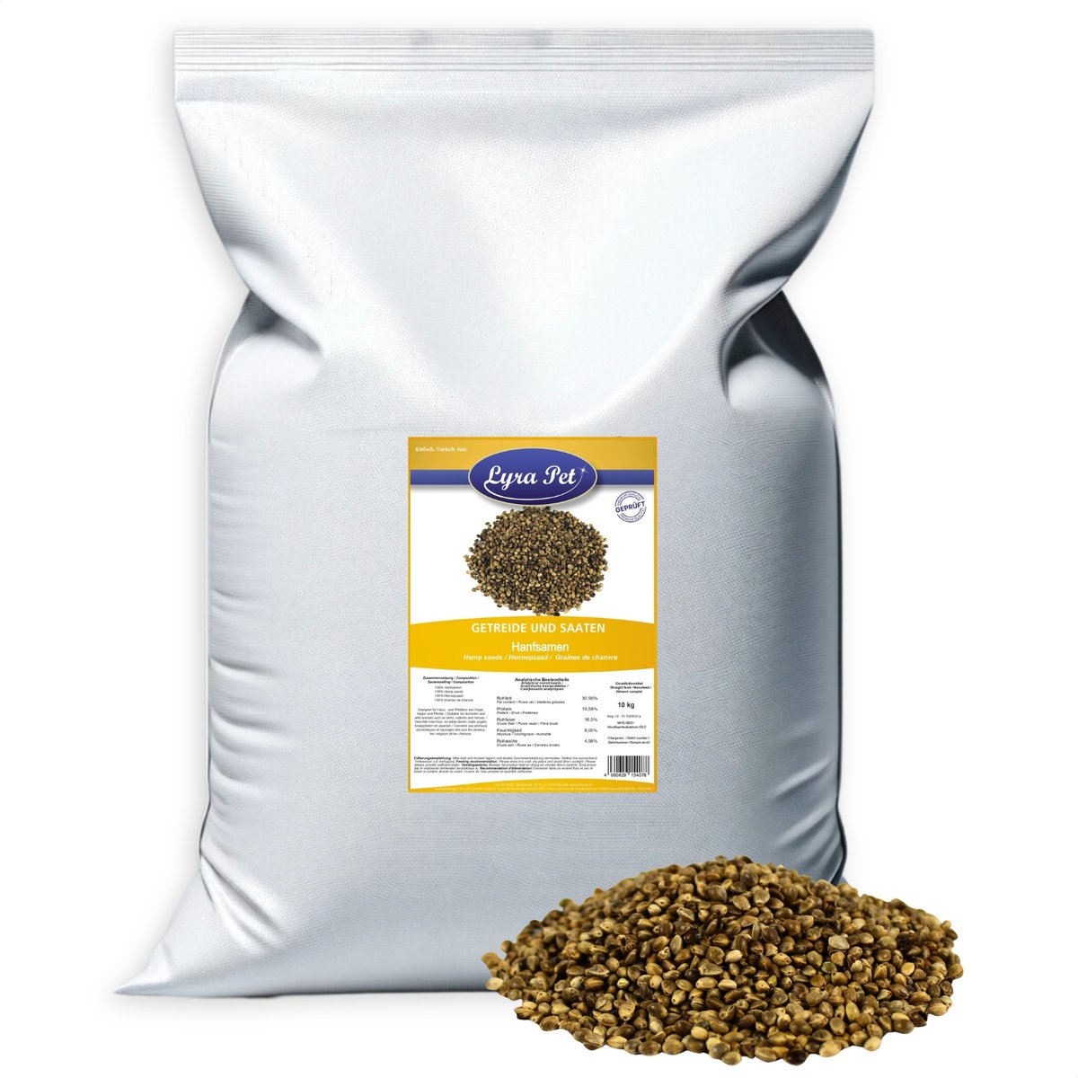 10 kg Lyra Pet® hennepzaad