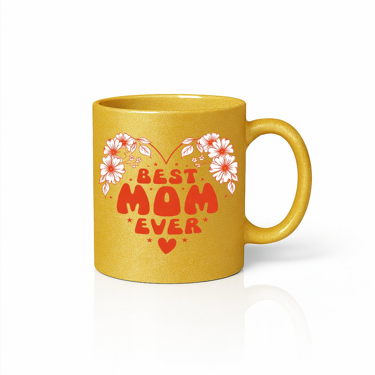 Luxe Beste Mama Ooit Gouden Mok - Glanzend Metallic Moederdag Cadeau