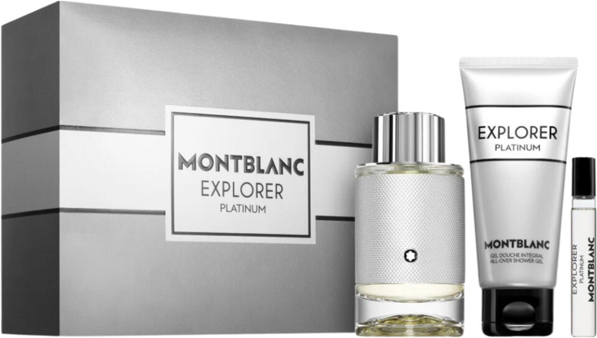 MONTBLANC EXPLORER PLATINUM EDP 100ML + EDP 7.5ML+S/G 100ML