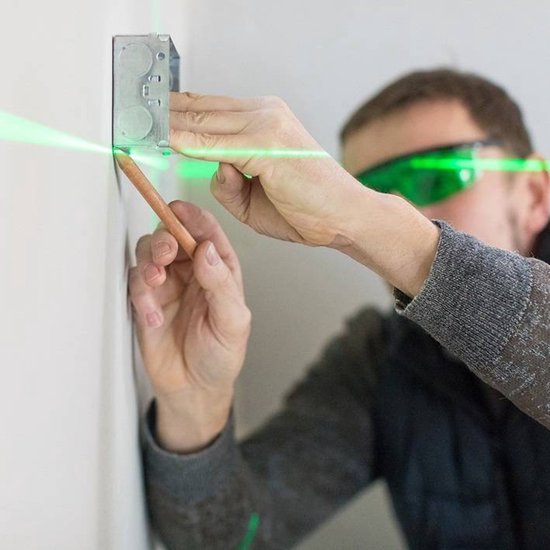 Stanley STHT1-77367 - Laserbeschermende Bril - Groen Licht - Verstelbare Zijkanten van Merkloos — afbeelding 2