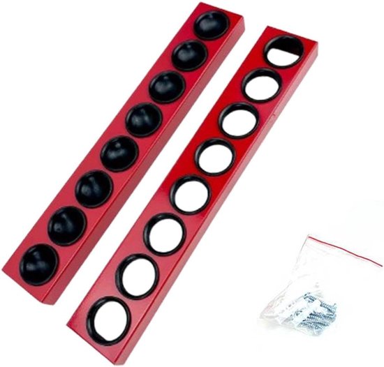 Biljartkeu Rek - Keuhouder Organizer - Biljartkamer Inrichting - Verstelbaar 2-Delig Ontwerp - 49cm Lengte — afbeelding 5