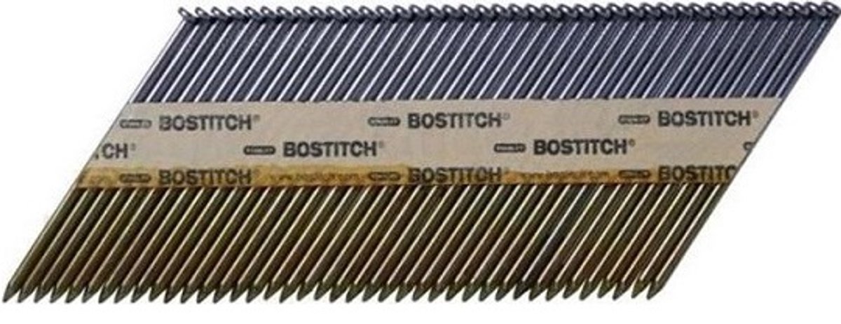 Bostitch PT3190 Stripspijkers - 3,1 x 90 mm - 33° Papiergebonden - Gladde Schacht - 2200 Stuks - Voor Pneumatische en Gas Tacker - Constructienagels