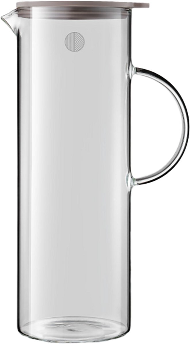 BUYDEEM CD2003 - Glazen Kan - 1200ml - Siliconen Deksel