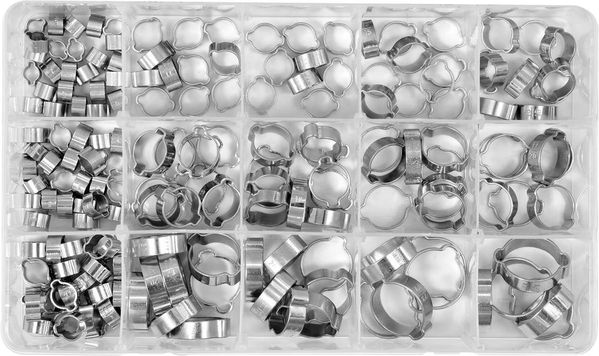 Yato - Slangklem Set - Gegalvaniseerd Staal - 175 Stuks