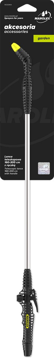 Marolex Telescopische Lans - 160 tot 300 cm - Inclusief Handgreep - Lichtgewicht Aluminium - APS-Systeem - Voor Marolex Drukspuiten - L020.111