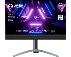 Lorgar 27MP1 Pro Gaming Monitor 27 Inch UHD MiniLED - 160Hz – HDR1000 – 1ms – FreeSync – 2.1 Audio - RGB - 1000 Nits - USB-C 90W