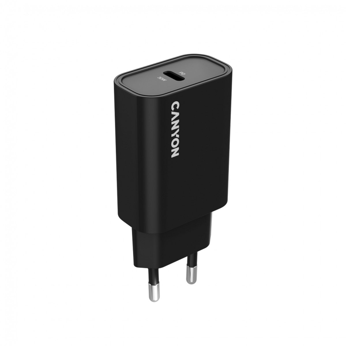Canyon OnCharge 30CL - Netwerk Lader - 30W - Power Delivery - Zwart
