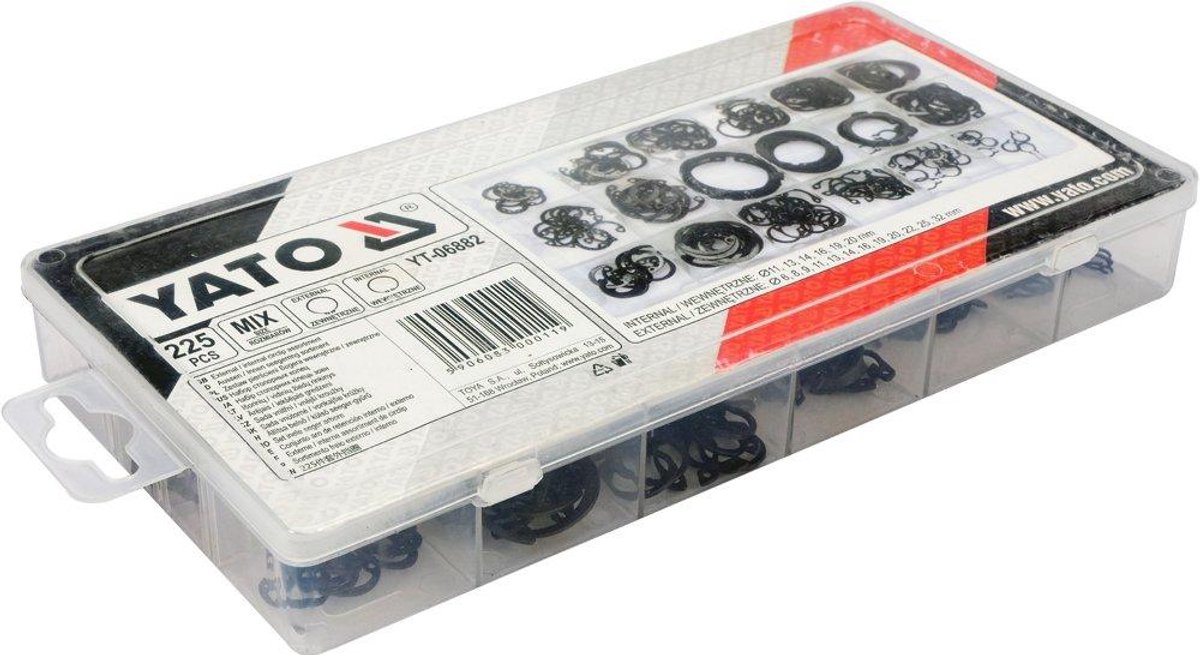 Yato YT-06882 - Segeringen Set - 225 Stuks - Binnen en Buiten