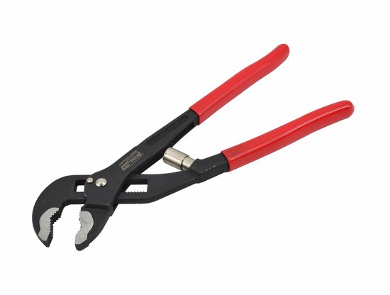 AW-Tools verstelbare tang met rode handvatten, 300 mm.