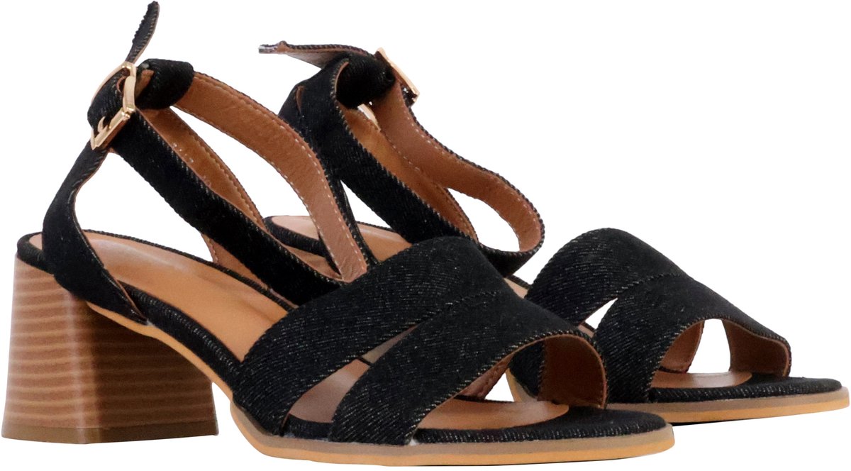Sandalen met hak