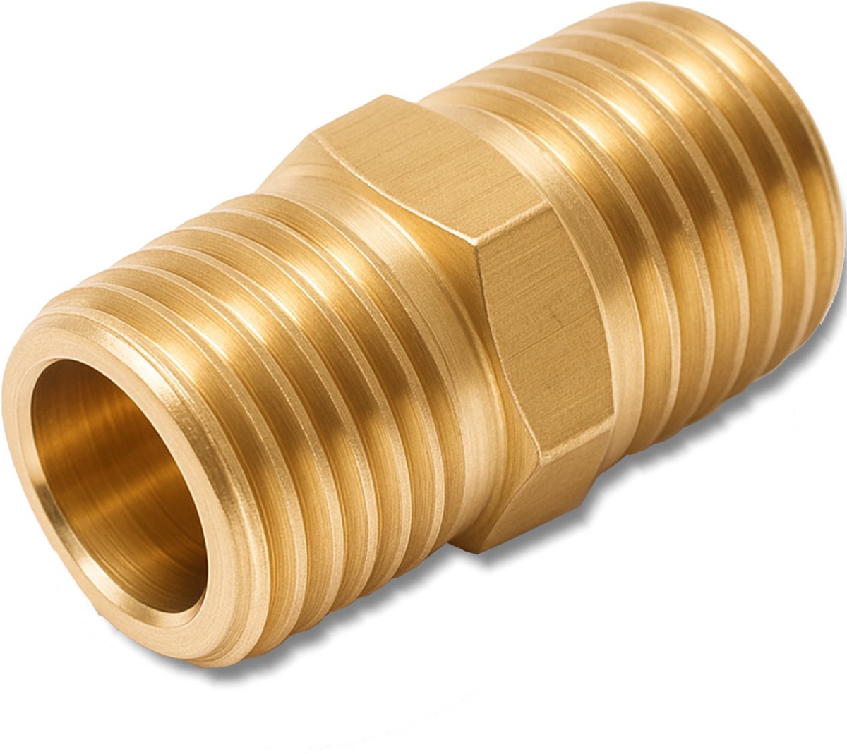 Partnerr - Messing Gewaardeerd Koppeling - 1/2" x 3/8" - Corrosiebestendig