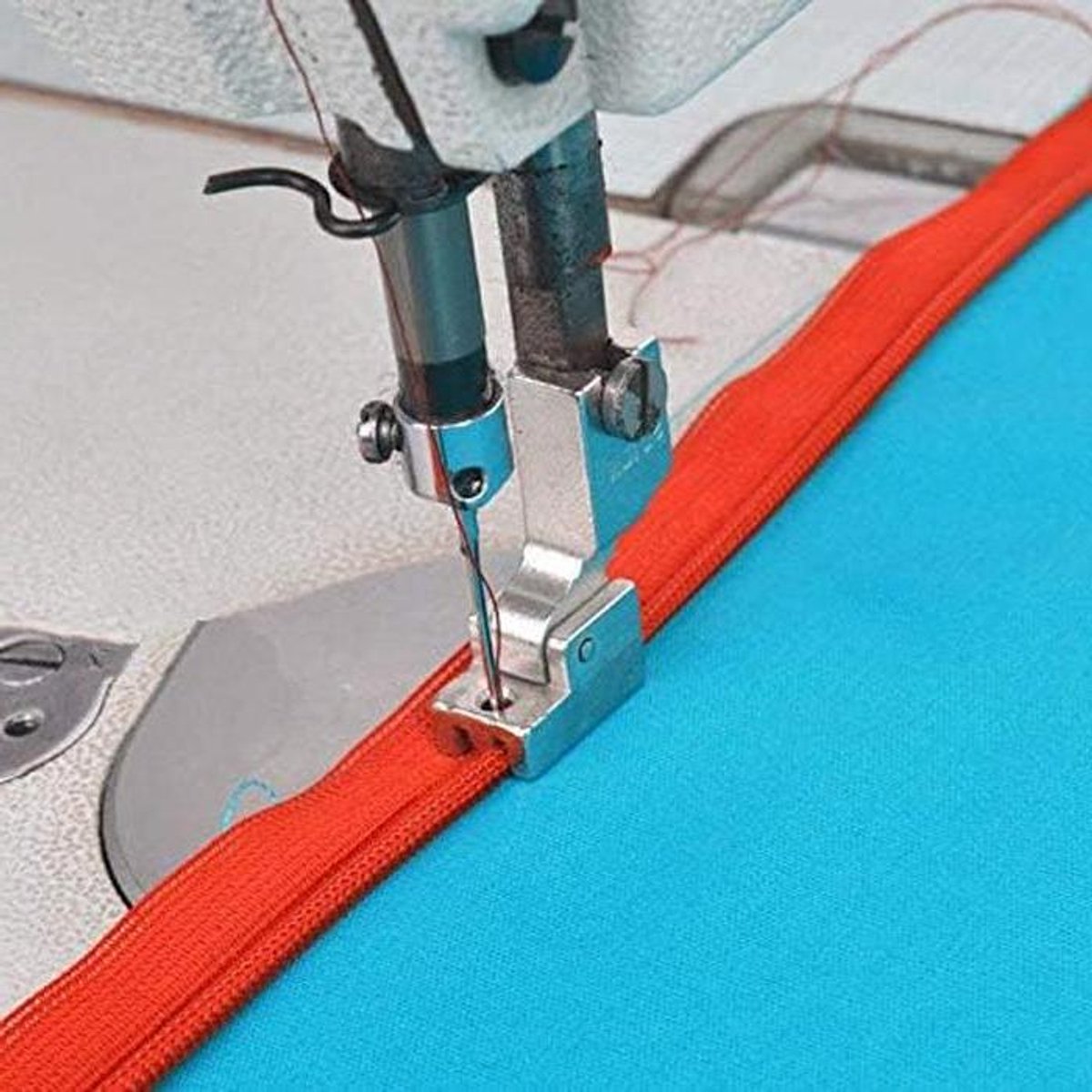 Naaimachine Ritsvoet - Presser Voet - Ritsen Naaien - Lage Schacht Compatibel - 12 Gram - Zilver