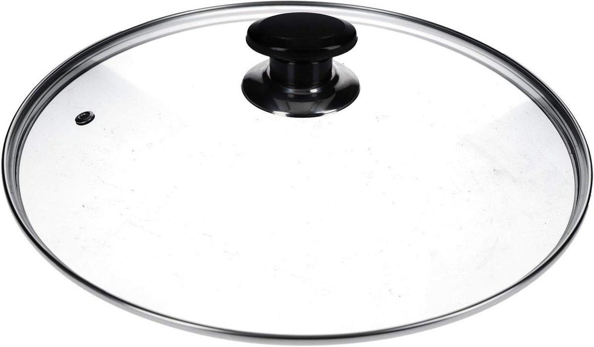 Glazen Deksel - Pannen Deksel - Koken - Universeel Inzetbaar - 16 cm Diameter - Transparant