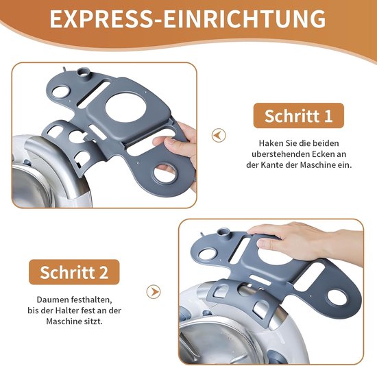Keukenmachine Accessoirehouder - Keukenapparaat Organizer - Keuken Netjes Houden - Ruimte voor 9 Delen - 34x20x4 cm - Zwart — afbeelding 5