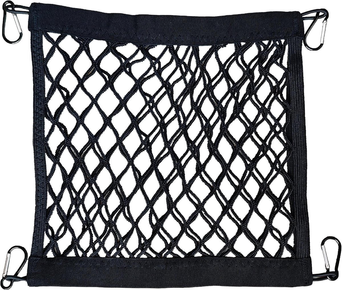 Helmhouder Rugzak - Helmhoes Container - Helm Transport - 4 Karabijnhaken Inbegrepen - One Size - Zwart