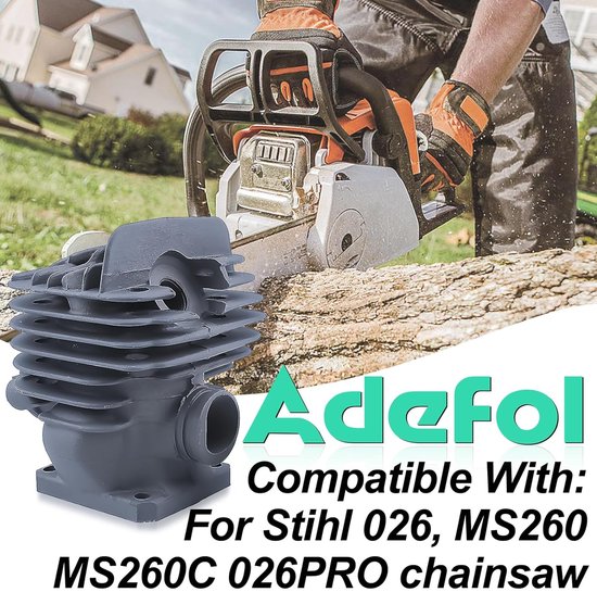 Geschikt voor 44,7 mm cilinderzuigerpakkingset voor Stihl 026 MS260 026PRO van Stihl — afbeelding 2