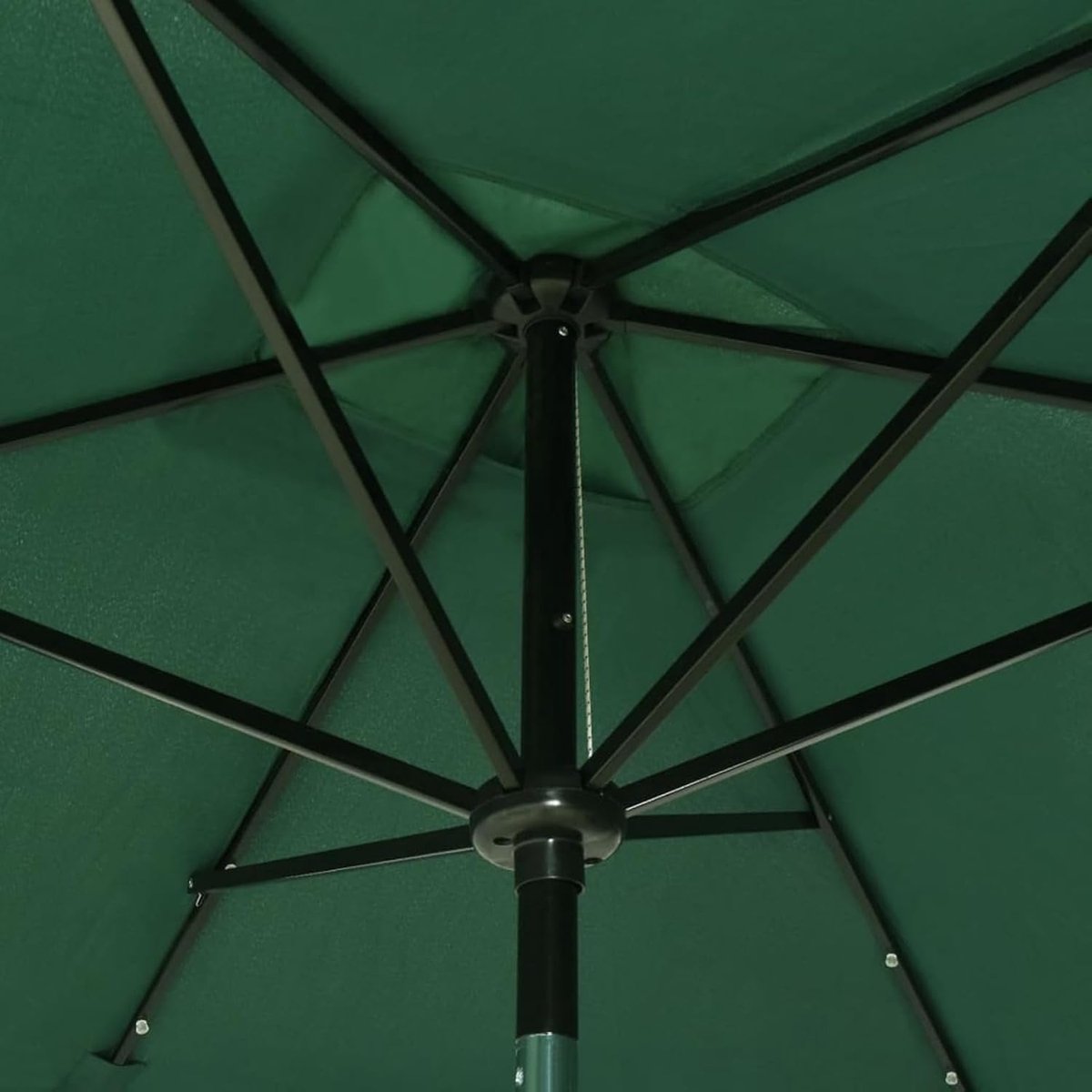 Grote Parasol Ø 350 cm met Zwengel – Depauwonen Premium Tuin- & Terrasparasol – UV Bescherming 50+ – Waterafstotend – Windbestendig – Balkon, Terras, Tuin & Zwembad – Handmatige Kanteling – 8 Robuu...