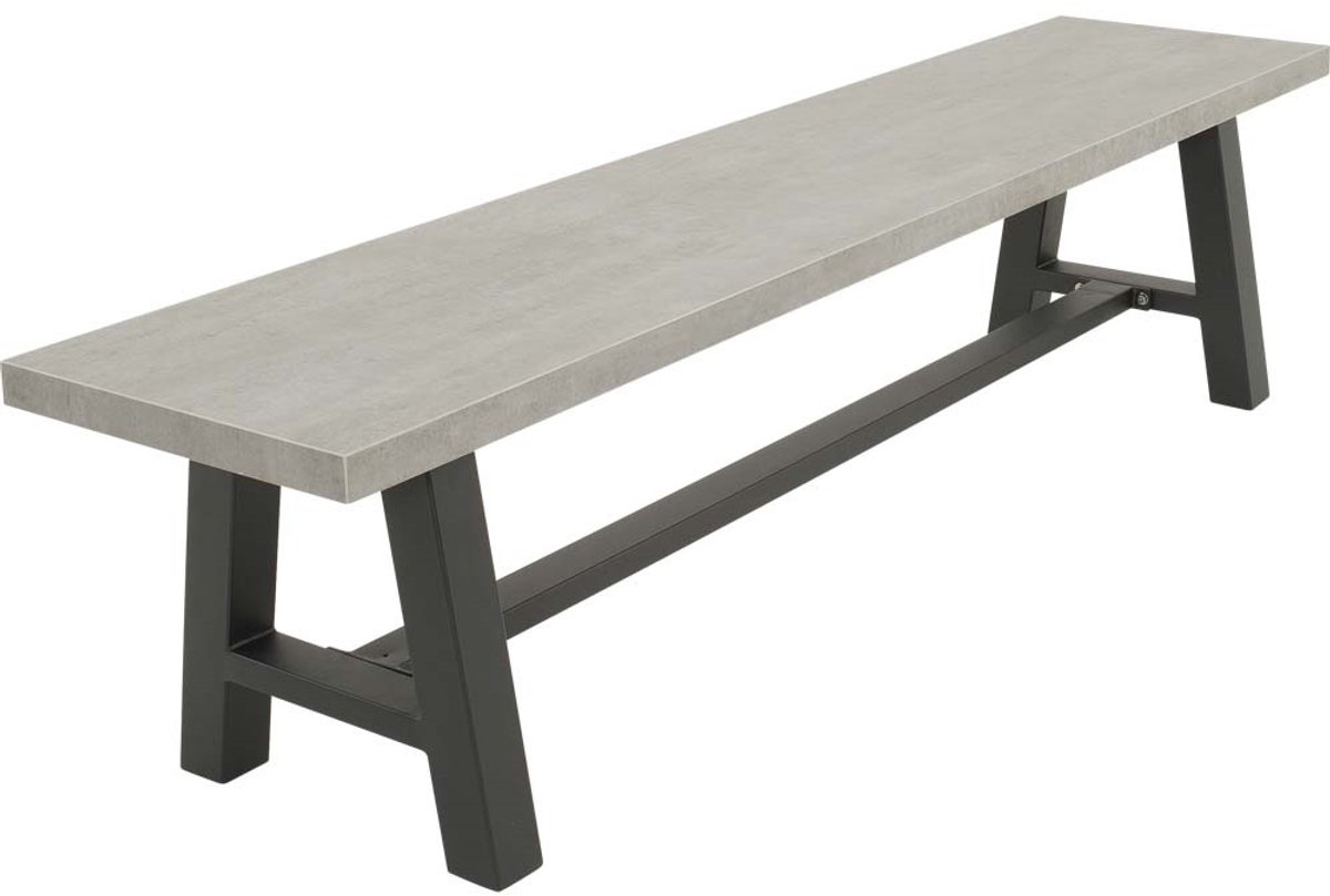 Lesli Living - Loveseat Fresco - Grijs - 180x40x45cm
