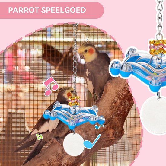 Vogelspeelgoed | Interactief Windmolenspeelgoed Voor Verrijking Musjes