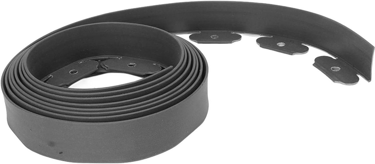 Tuinrand Set - Landschapsrand - Moestuin Afscheiding - Eenvoudige Installatie - 5m x 5cm - Groen