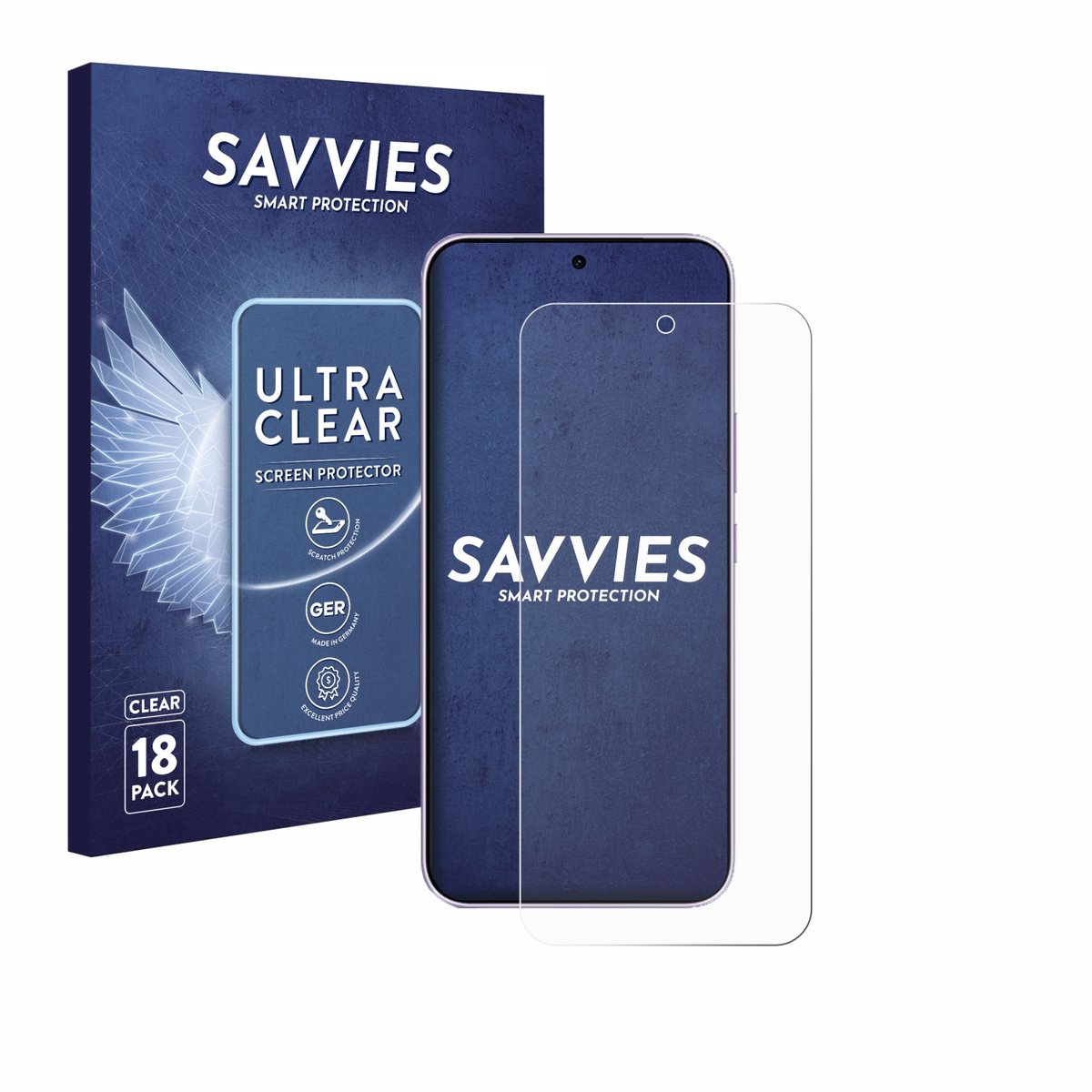 Savvies - Screenprotector voor Vivo V70 FE - Folie Beschermfolie transparant 18 Stuks