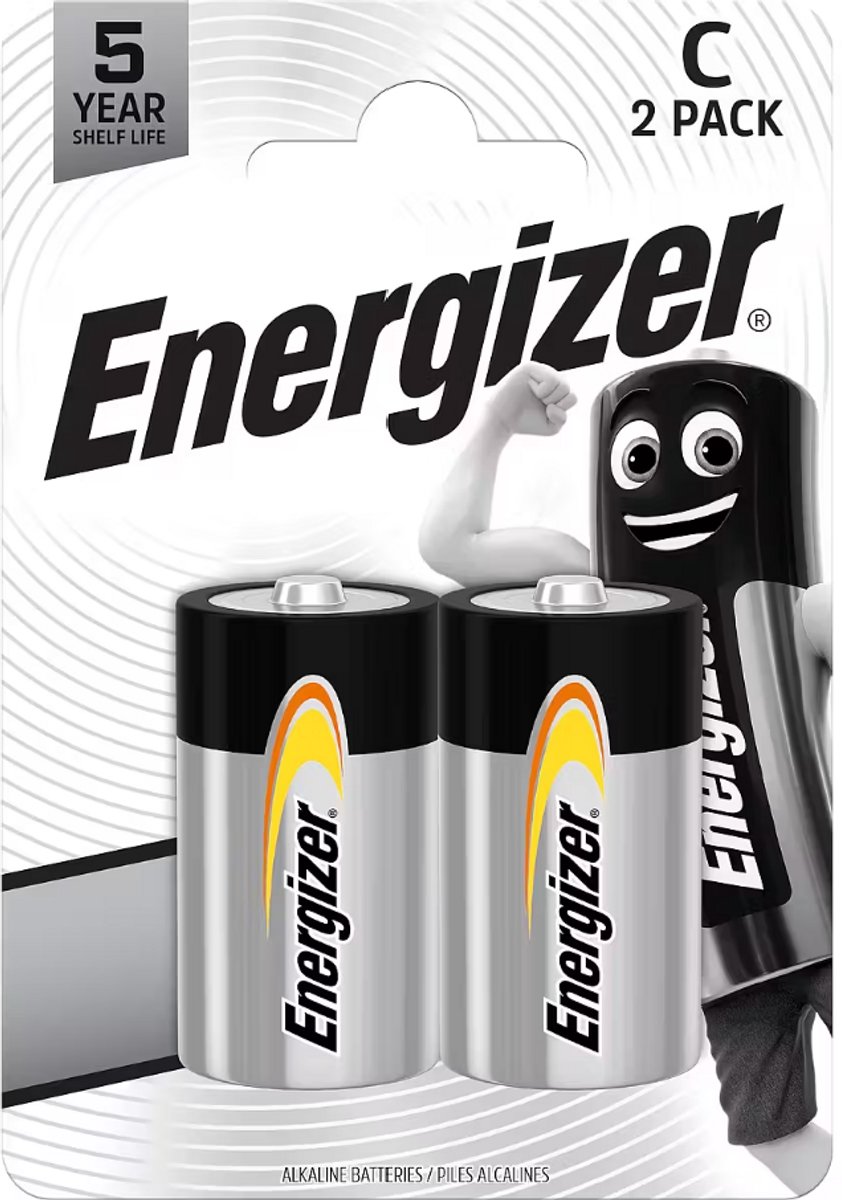 Energizer Everyday - Batterijen - C (LR14) - Alkaline - 2 stuks