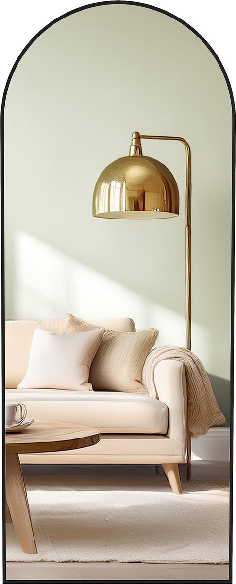 SONGMICS - Spiegel - Spiegel staand - Aluminiumlegering Frame - Voor Slaapkamer Woonkamer Garderobe