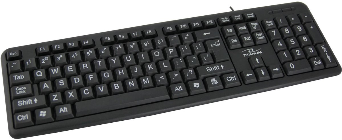 Esperanza TK102 toetsenbord PS/2 Zwart