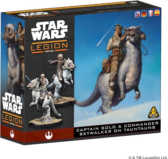 Star Wars Legion Han Solo & Luke Skywalker on Tauntaun - Uitbreiding - Miniaturenspel - EN/DE/FR/ES