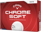 Callaway Chrome Soft Golfballen 2026 - Wit - 12 Stuks