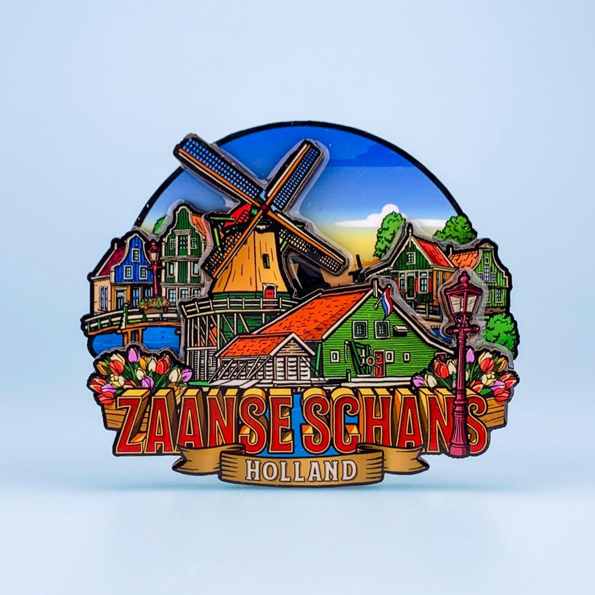 Magneet mdf/epoxy 'City Vibes' Zaanse Schans
