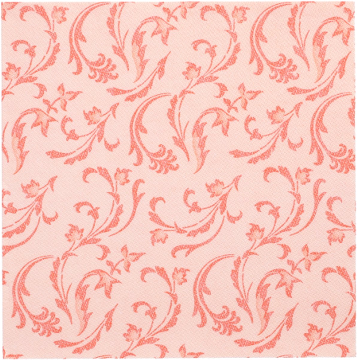 5x 50 Servetten ROYAL Collection 1/4 vouw 40 cm x 40 cm nectarine Damascato