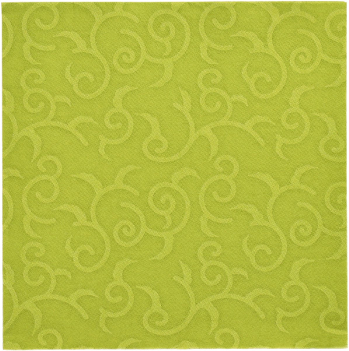 5x 50 Servetten ROYAL Collection 1/4 vouw 40 cm x 40 cm olijfgroen Casali
